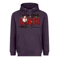 Plum i m so good santa came twice Heavyweight Hoodie - MaliasSmallBusiness
