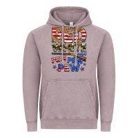 Vintage Zinc red white and pew pew pew Vintage Hoodie - Zillion Design Studio