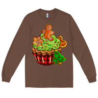 Chestnut christmas cookie cupcake Long Sleeve Tee - AdoDesignShop