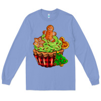 Colony Blue christmas cookie cupcake Long Sleeve Tee - AdoDesignShop