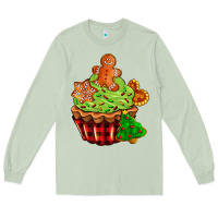 Matcha christmas cookie cupcake Long Sleeve Tee - AdoDesignShop
