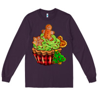 Plum christmas cookie cupcake Long Sleeve Tee - AdoDesignShop