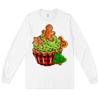 White christmas cookie cupcake Long Sleeve Tee - AdoDesignShop