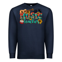 Navy music teacher Premium Sweatshirt - NancyCooperArtShop