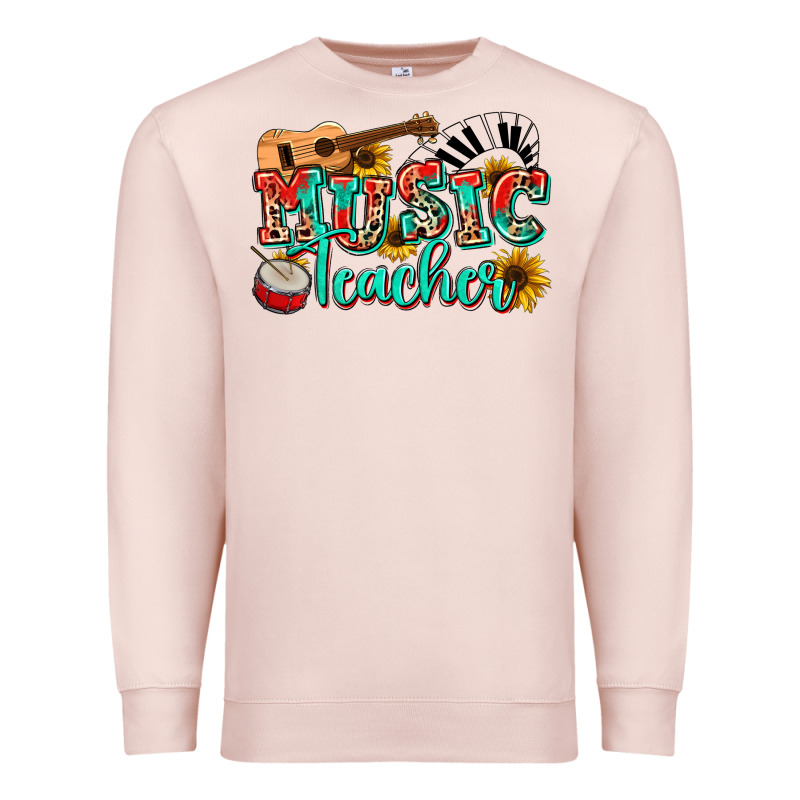 Music Teacher Premium Sweatshirt by NancyCooperArtShop | Teevron