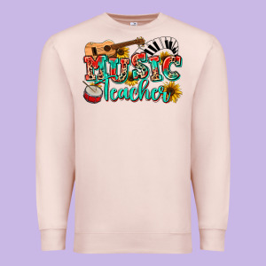 Music Teacher Premium Sweatshirt Designed By Nancycooperartshop