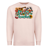 Pale Pink music teacher Premium Sweatshirt - NancyCooperArtShop