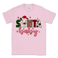 Bubblegum Pink Santa baby Cow Classic Tee - JahusDesignShop