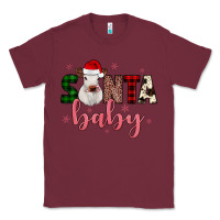 Burgundy Santa baby Cow Classic Tee - JahusDesignShop