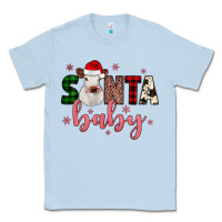 Dusty Blue Santa baby Cow Classic Tee - JahusDesignShop