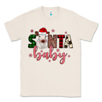 Natural Santa baby Cow Classic Tee - JahusDesignShop