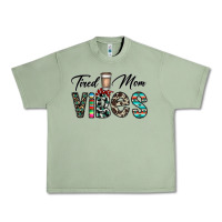 Oil Green tired mom vibes Urban Heavy Tee - CowhideDigitalArt