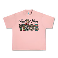 Salmon tired mom vibes Urban Heavy Tee - CowhideDigitalArt