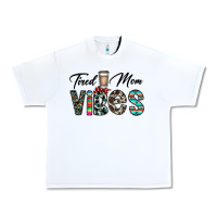White tired mom vibes Urban Heavy Tee - CowhideDigitalArt