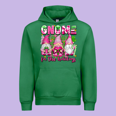 Gnome For The Holidays Urban Hoodie Designed By Texasbilliewilder
