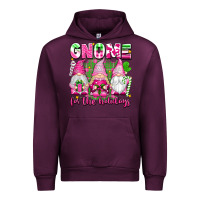 Mauve Wine gnome for the holidays Urban Hoodie - texasbilliewilder
