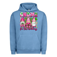 Pigment Pebble Blue gnome for the holidays Urban Hoodie - texasbilliewilder