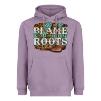 Lavender blame it all on my roots Heavyweight Hoodie - NancyCooperArtShop
