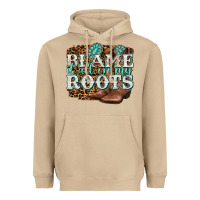 Mushroom blame it all on my roots Heavyweight Hoodie - NancyCooperArtShop