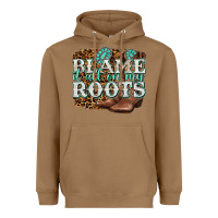 Toasted Coconut blame it all on my roots Heavyweight Hoodie - NancyCooperArtShop