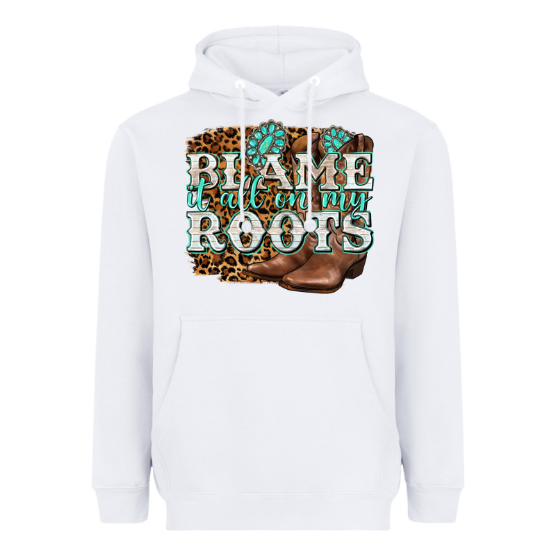 Blame It All On My Roots Heavyweight Hoodie by NancyCooperArtShop | Teevron