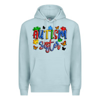 Blue Mist autism sister Premium Hoodie - Artiststas