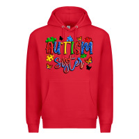 Red autism sister Premium Hoodie - Artiststas