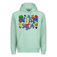 Seafoam autism sister Premium Hoodie - Artiststas