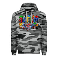 Slate Camo autism sister Premium Hoodie - Artiststas