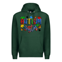 Sports Green autism sister Premium Hoodie - Artiststas