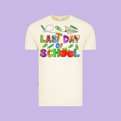 Last Day Of School Vintage Tee Designed By Hra Design Shop