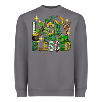 Storm Not lucky just blessed st. patricks day Heavyweight Sweatshirt - Neo Western