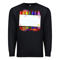 Black crayons add your text Premium Sweatshirt - NancyCooperArtShop