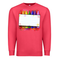 Cardinal crayons add your text Premium Sweatshirt - NancyCooperArtShop