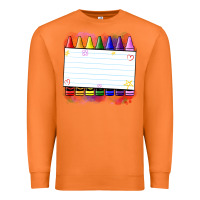 Carrot crayons add your text Premium Sweatshirt - NancyCooperArtShop