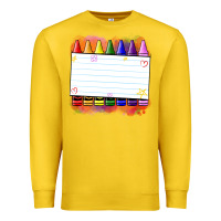 Lemon crayons add your text Premium Sweatshirt - NancyCooperArtShop