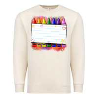Sandshell crayons add your text Premium Sweatshirt - NancyCooperArtShop