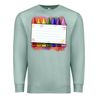 Seafoam crayons add your text Premium Sweatshirt - NancyCooperArtShop