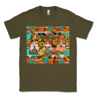 Army Green western fall gnomes tumbler Classic Tee - Artiststas