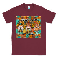 Burgundy western fall gnomes tumbler Classic Tee - Artiststas