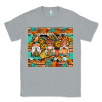 Heather Grey western fall gnomes tumbler Classic Tee - Artiststas