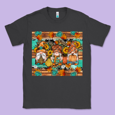 Western Fall Gnomes Tumbler Classic Tee Designed By Artiststas