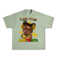 Oil Green little miss juneteenth Urban Heavy Tee - HRA Design Shop