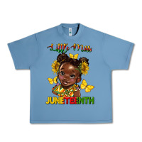 Pebble Blue little miss juneteenth Urban Heavy Tee - HRA Design Shop