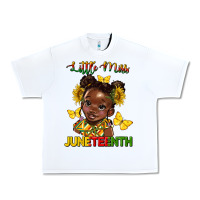 White little miss juneteenth Urban Heavy Tee - HRA Design Shop