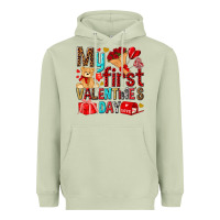 Matcha my first valentines day Heavyweight Hoodie - NancyCooperArtShop