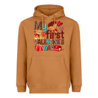 Meerkat my first valentines day Heavyweight Hoodie - NancyCooperArtShop