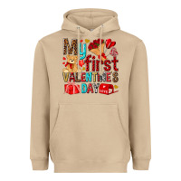 Mushroom my first valentines day Heavyweight Hoodie - NancyCooperArtShop