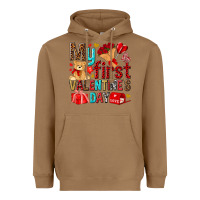 Toasted Coconut my first valentines day Heavyweight Hoodie - NancyCooperArtShop