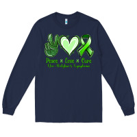 Peace Love Cure Non Hodgkin's Lymphoma Long Sleeve Tee | Teevron